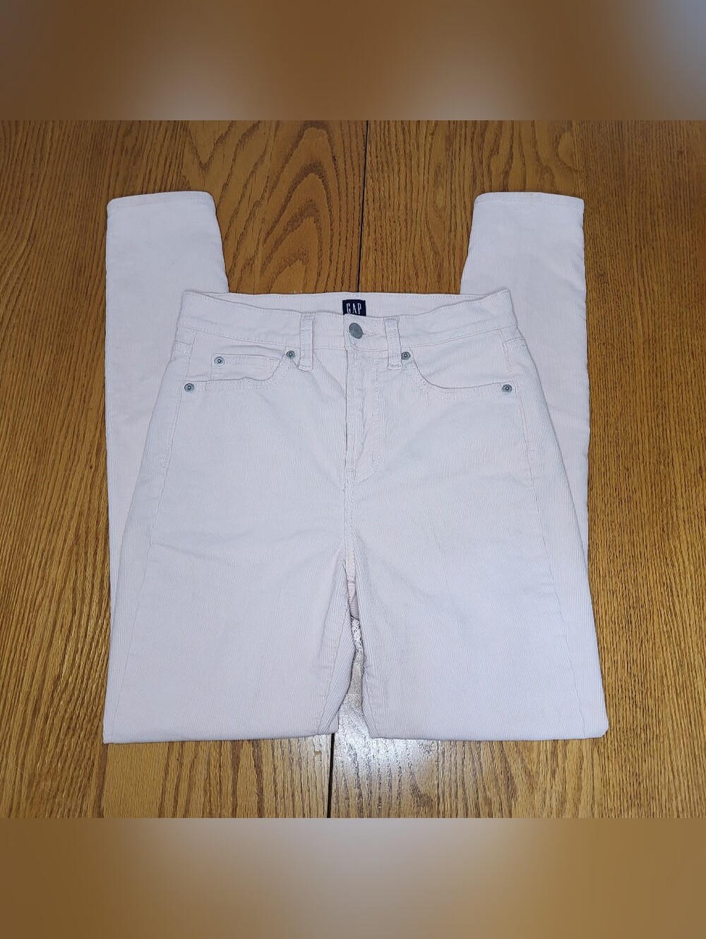 ✨️GAP Light Pink Corduroy Skinny Jeans sz 26